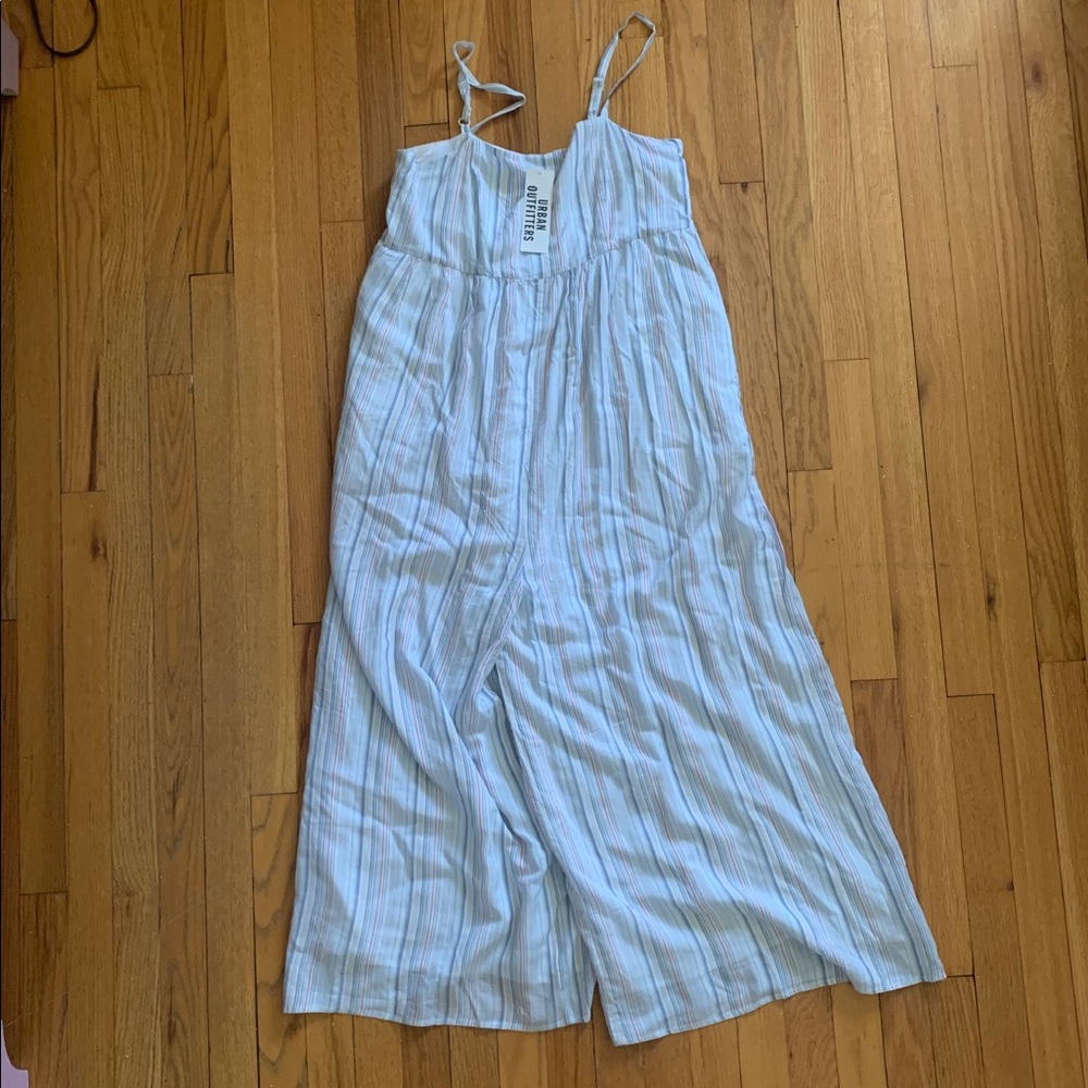 Urban Outfitters Striped Jumpsuit
